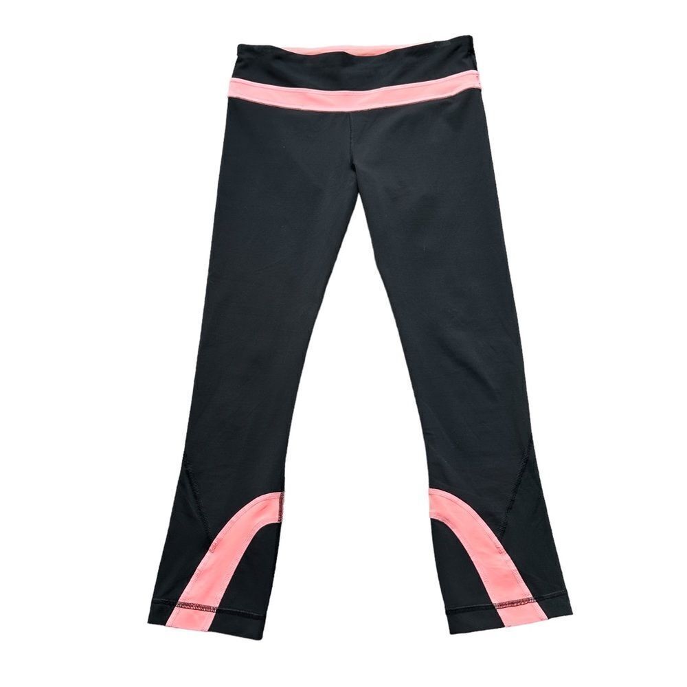 🔃Lululemon Athletica Black Cropped Athletic Capri Leggings